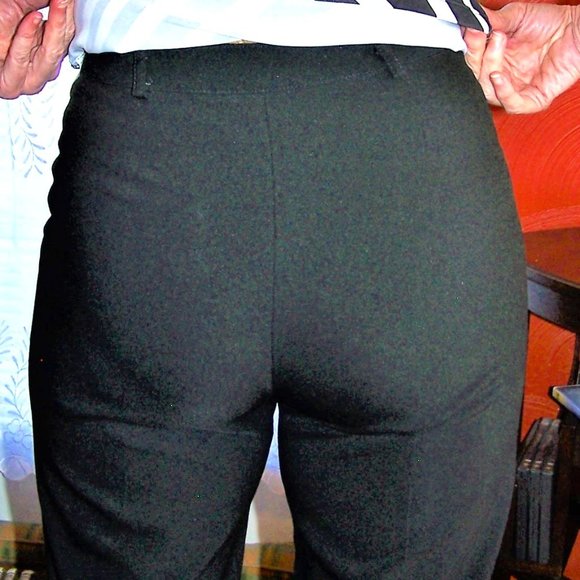 XOXO Pants - XOXO  100% VINTAGE SEXY STRETCH BLACK DRESS PANTS  size 3